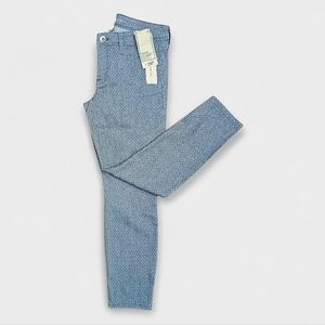 NWT Banana Republic Dark Gray Polka Dot Skinny Jeans, Size 29P